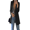 Black, variant on Gureui Women's Elegant Blazer Jacket Suit Casual Solid Color Long Sleeve Lapel Open Front Office Work Business Cardigan Coat Outwear