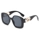 thumbnail image 1 of Gafas de sol huecas con montura cuadrada, tendencia de moda urbana, fabricadas en PC y metal., 1 of 5
