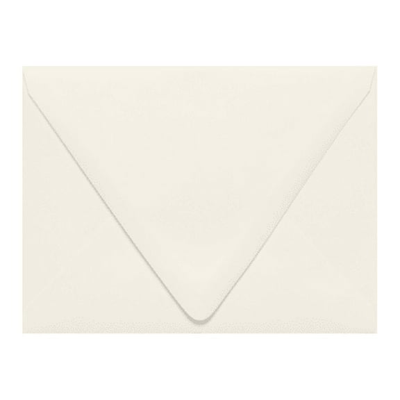 LUXPaper A2 Contour Flap Invitation Envelopes, 4 3/8 x 5 3/4, 80 lb. Natural, 50 Pack