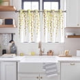 thumbnail image 2 of Sage Green Polka Dots Kitchen Curtains Window Panels, Vintage Abstract Art Watercolor Insulated Window Treatment Curtain, Grommet Curtains for Bedroom/Living Room/Bathroom, 2 Piece 42"Wx54"L, 2 of 8