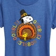 thumbnail image 3 of Peanuts - Gobble Gobble - Women's Short Sleeve Graphic T-Shirt, 3 of 6