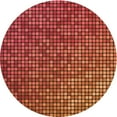thumbnail image 1 of Ahgly Company Machine Washable Indoor Round Transitional Orange Area Rugs, 7' Round, 1 of 7