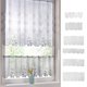 thumbnail image 4 of Cortina Romana Media Cortinas Cortina de Decoración para hogar Gris 30x96cm, 4 of 9
