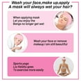 thumbnail image 6 of Facial Headband for Women, Adjustable Hook and Loop, Fit for Skincare, Makeup, Face Washing, 2 Pack, Pink, 6 of 8