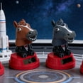 thumbnail image 7 of Yvsxxv 1 Brown Solar Powered Horse Figurines & Knick-Knacks Bobble Head Car Dashboard Ornament for Home Desk, 7 of 7