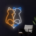 thumbnail image 2 of Handmadetneonsign Raccoon Fox Neon Sign, Raccoon Fox Neon LED Art Decor, Animal Lover Wall Decor, 2 of 5