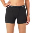 thumbnail image 2 of Pack de 4 bóxers tipo boxer brief de algodón para mujer Hanes, largo medio hasta el muslo, 2 of 7