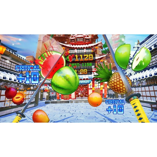 Fruit Ninja Playstation 4) Be Ninja - Slice, Juggle, Fruit in Virtual Reality - Walmart.com