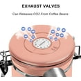 thumbnail image 3 of Coffee Canister, Large 22 oz, Stainless Steel Airtight Coffee Container with Scooper, Rose Gold, 3 of 7