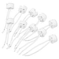 thumbnail image 2 of Hemoton 50-Pack MR16 Ceramic Light Socket Adapter for Indoor and Outdoor Lamp Fixtures Replacement, and, 2 of 8