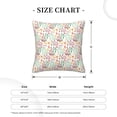 thumbnail image 4 of Square Decorative Throw Pillow Covers with Core, Cartoon Moose Leaf Throw Pillows for Couch Sofa Bed Home Decor, 18"x18", 4 of 9