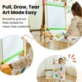 thumbnail image 5 of Tiny Land Kids Art Easel with Paper Rolls, Chalkboard & Magnetic Whiteboard for Ages 3-8, 5 of 9