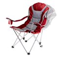 thumbnail image 3 of Picnic Time 803-00-100-000-0 Chaise de Camp Inclinable - Rouge, 3 of 5