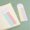 A, variant on LHNFT Thin Striped Stickys Notes Transparent Stickers Colored Stickys Notes Key Note Labels