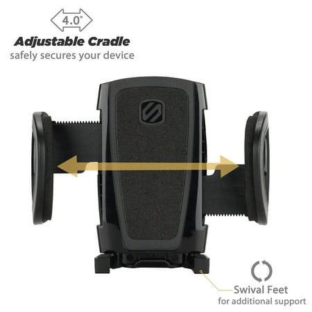Scosche - StuckUp 4-in-1 Universal Mount for Mobile Devices - Black