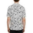 thumbnail image 2 of Camisa con botones Paisley de Elevenparis para hombre blanca M, 2 of 2