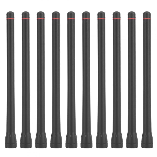 10 Uds FASC55V antena VHF corta accesorio de Radio WalkieTalkie para COM ICF3/F11/F14
