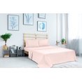 thumbnail image 6 of Royale Linens Twin Size Flat Sheet Only - Brushed 1800 Microfiber - Wrinkle & Stain Resistant - Hotel Quality Flat Sheet Sold Separately - Top Sheet for Bed (Twin, Pink), 6 of 10