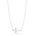 thumbnail image 5 of LeCalla 925 Sterling Silver Hypoallergenic Classic Cross Pendant Necklace With Cable Chain Jewelry Gifts for Women and Teen 16+2" Inches, 5 of 8