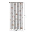 thumbnail image 5 of White Boho Bohemia Rainbow Hearts Pattern Shower Curtain 36"x72" ,Bathroom Decorative Shower Curtains Set with 12 Hooks,Modern Waterproof Washable Shower Curtain, 5 of 6