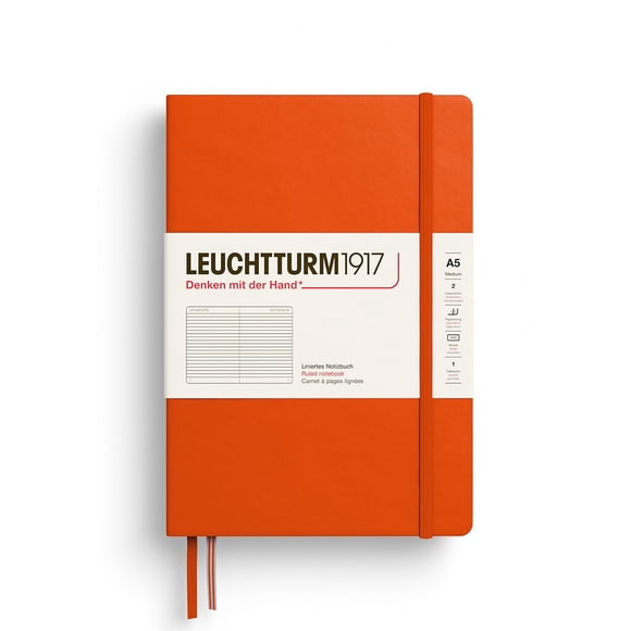 Cuaderno LEUCHTTURM1917 A5 Mediano Tapa Dura Rayado
