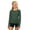 Green, variant on QHFBli Girls Athletic Long Sleeve Shirts with Thumb Holes, Solid Basic Soft Tees Tops, Outdoor Sports Casual Cotton Blouses for 3-14Y Big Kids Navy 13-14 Years