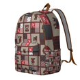 thumbnail image 3 of Abstract Dog Art Travel Backpack – Lightweight Oxford Backpack with Large Capacity and Anti-theft Features for Daily Commuting, Outdoor Activities, and School, 3 of 5