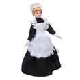 thumbnail image 4 of Modelo de Muñecas de Mini Cermica, 1:12 Dollhouse Victorian Parlour Doll Lifelike Black Movable Alto Simulación Para 3 Años en Adelante para Accesorios de Casa de Muñecas, 4 of 7