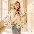 thumbnail image 2 of 3 PC Backpack Set with Cute Bow,Large Capacity Cartoon Backpacks, Back to School Merch, Lightweight Travel Backpacks, Waterproof School Bag for Teens, 2 of 4
