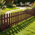 thumbnail image 4 of COM1950s Garden Fence Decorative Border, Plastic Fence Edging for Flower Beds, Lawns and Pathways, Small Garden Fence with Ground Studs, Portable Outdoor Yard Fence for Landscaping and Patio Use, 4 of 7