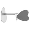 thumbnail image 2 of Heart Shaped Desktop Tablet Support Flexible Phone Support Metal Bracket Silver, 2 of 9