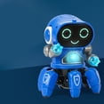 thumbnail image 2 of Robot Robot Juguete Seis Garras Plástico Inteligente Baile Luz Robot Eléctrico Juguete Para Niños, 2 of 5