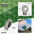 thumbnail image 4 of Ball Tatt Clover Two Pack Golf Ball Stamper Self-Inking with 32mm Hat Clip and Ball Marker, 4 of 7