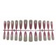 thumbnail image 2 of Qarigey 24 piezas de uñas artificiales, envoltura completa, estilo degradado, puntas para uñas postizas, adorno para mujer, Kit de uñas, Arte de uñas mj08, 2 of 6