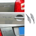 thumbnail image 3 of Sticker De Carro 1 par de pegatinas de estilo exterior de coche con patrón de alas de metal sólido 3D (plata) Tmvgtek Accesorios para autos y motos, 3 of 8