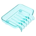 thumbnail image 4 of FELTECHELECTR Clear Plastic 1Set Soap Dish With Drainage For Bathroom Sink Wall Mountable, 4 of 8