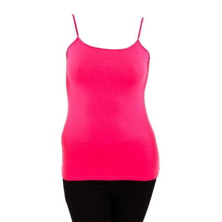 Cami Plus Womens Clothes - Mopas Women's Plus Size Cotton Cami Tank Top