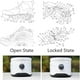 thumbnail image 4 of Roller Skates for , Shoes with Wheels for , Outdoor Skating Shoes for Adults, Adjustable 2 in 1 Trainers, White 38 EU, 4 of 5