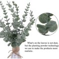 thumbnail image 3 of 24 piezas de tallos de hojas de eucalipto artificiales, ramas de tacto verde gris real para centro de mesa de oficina en casa, decoración de arreglos florales para banquetes de boda, 3 of 5