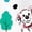WHITE, variant on Disney - 101 Dalmatians Animated - Collage of Dalmatian Family - Women's Short Sleeve Graphic T-Shirt
