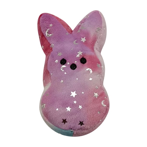 Easter Bunny Peep Plush 2025, Adorable Galaxy Bunny Plush toy Soft, Cuddly & Starry Design, It Can Be Excellent Gift and toy During Easter(Pink)