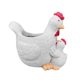 thumbnail image 3 of Plantador de adorno decorativo dibujos animados portátiles de pollo portátil estatua de gallina y polluelos para decoración de la oficina, 3 of 8