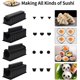 thumbnail image 5 of Kit para hacer sushi, 10 moldes para sushi, kit de preparación de sushi, juego de rollo de arroz, kit de sushi, fabricante de sushi, juego completo de cocina, adecuado para principiantes, 5 of 5