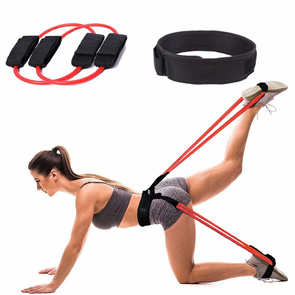 Booty Band Workout Fitness Resistance Belt Tube Butt Gluteus Trainer Toner 