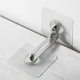 thumbnail image 5 of Vacemry Under $5 Furniture Stabilizers, Anti-Tip Brackets for Tables, Cabinets, Bookshelves, Child Safety Locks, Easy Installation, White Finish, 5 of 6