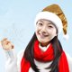 thumbnail image 1 of Sombrero de Santa, sombreros de Navidad divertidos con lentejuelas, sombrero clásico de terciopelo de vacaciones, sombrero unisex de Navidad y Año Nuevo, dorado, 1 of 7