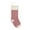 Red, variant on Lilgiuy Christmas Pinstripe Printed Stocking Wool Pendant Christmas Decorations Gift Bag Socks for Basketball Football Golf