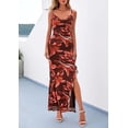 thumbnail image 4 of PRETTYGARDEN Women's Summer Floral Maxi Dress Spaghetti Strap Mesh Spring Wedding Guest Dresses Beach Vacation Sundress, 4 of 10