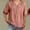 Pink, variant on Tweang Cotton Tunic Tops for Women V Neck Embroidered Shirt Embroidery Plain Top Summer Floral Short Sleeve Tee Turn-down Collar Boho Summer Graphic Tees Cotton Yarn Long Sleeve Shirt Blue L
