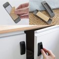 thumbnail image 2 of 4 Pieces Self Adhesive Instant Door Handle, Self Adhesive Window Sliding Door Pull, for Bathroom, Glass, Doors And Windows, Dressing Table Drawers, Cabinets, 2 of 5